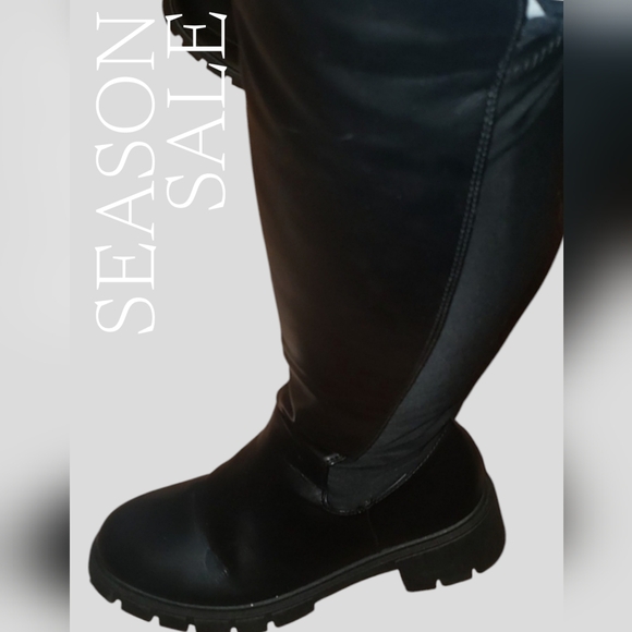 Rue21 Shoes - NWOT black over knee boots womens size 9 , fashion